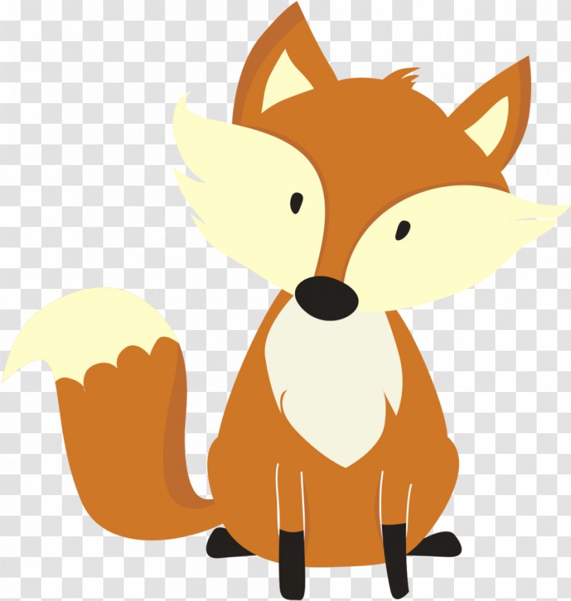 Cartoon Red Fox Tail Snout - Animation Transparent PNG