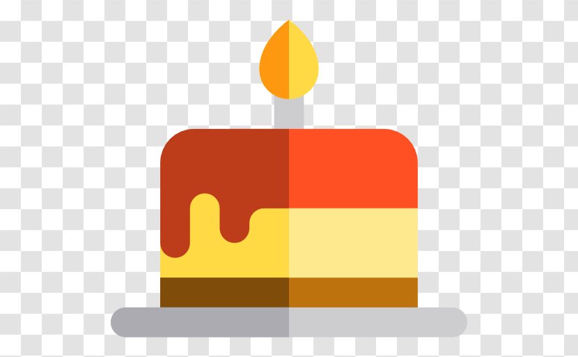 Birthday Cake Food Clip Art - Orange Transparent PNG