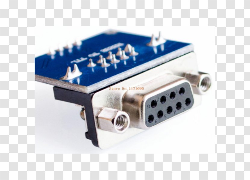 MAX232 Serial Port RS-232 Electronics Transistor–transistor Logic - Electrical Connector Transparent PNG