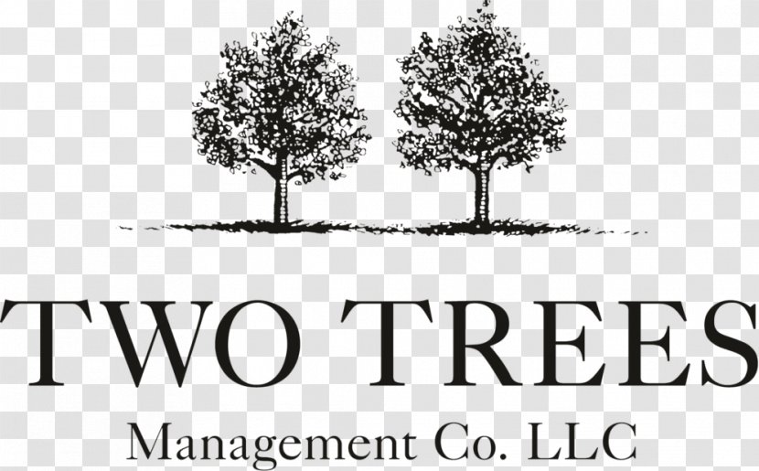 Two Trees Management Logo Real Estate Brand JPEG - Text Transparent PNG