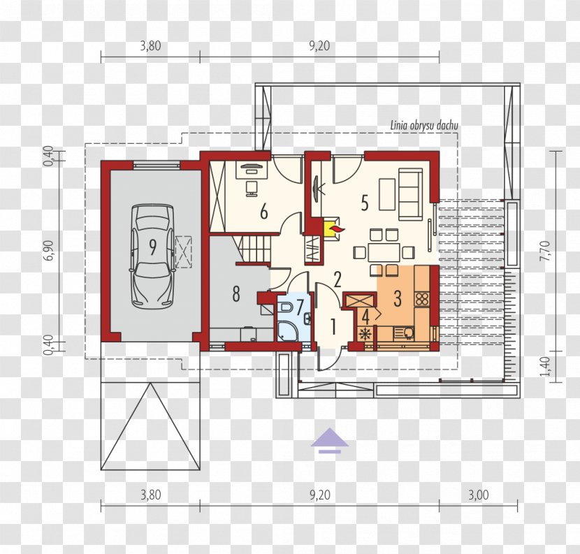 Floor Plan House Architectural - Design Transparent PNG