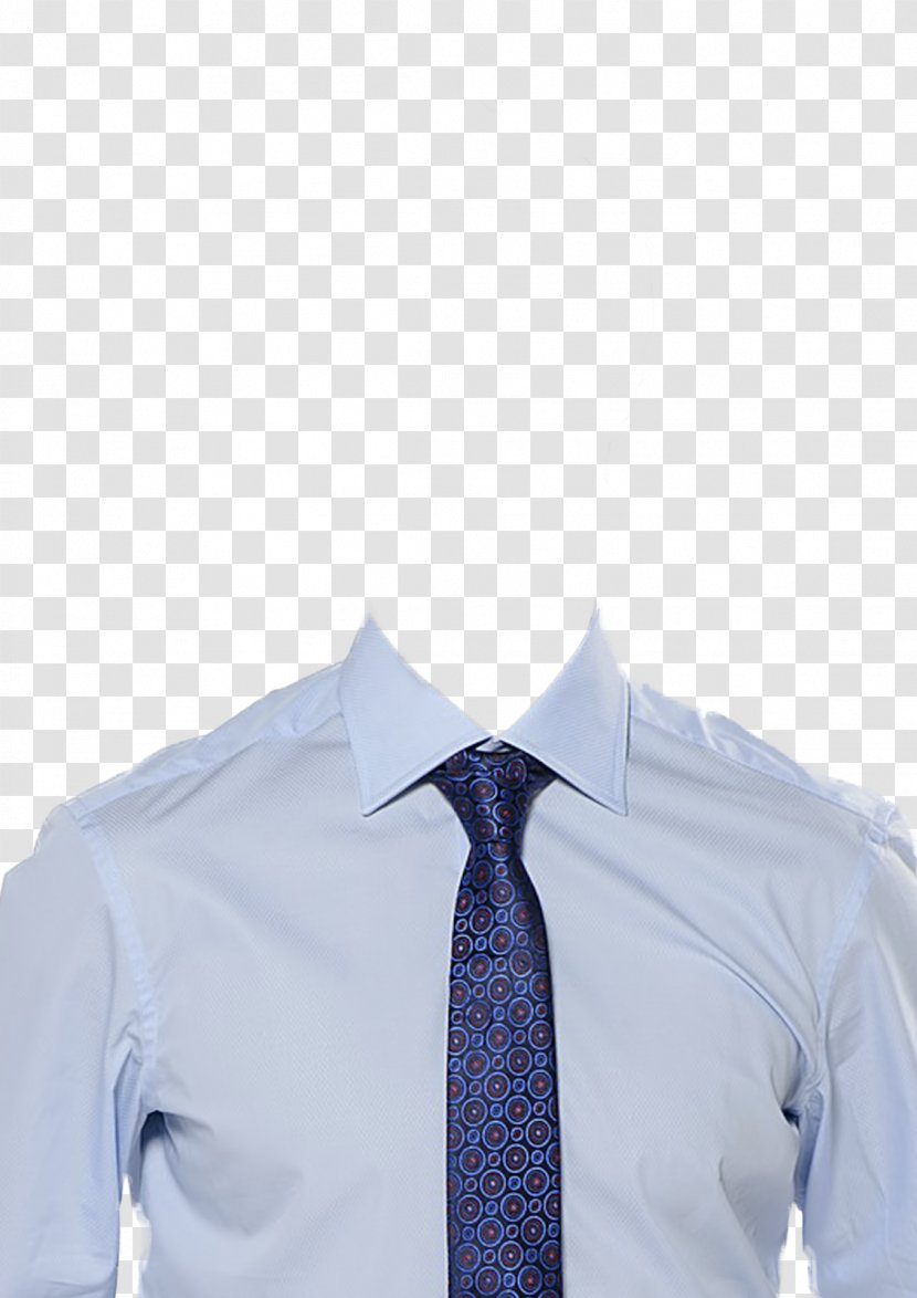Coat Cartoon - Blue - Tshirt Top Transparent PNG