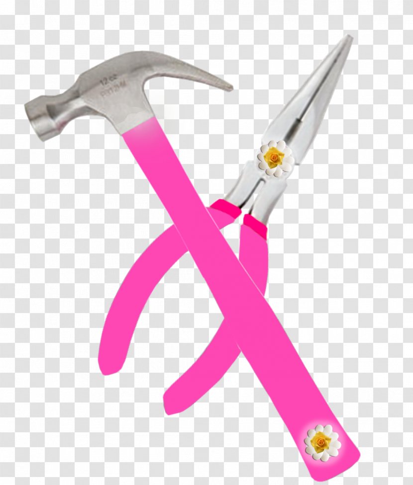 Pliers Nipper Pink M Transparent PNG