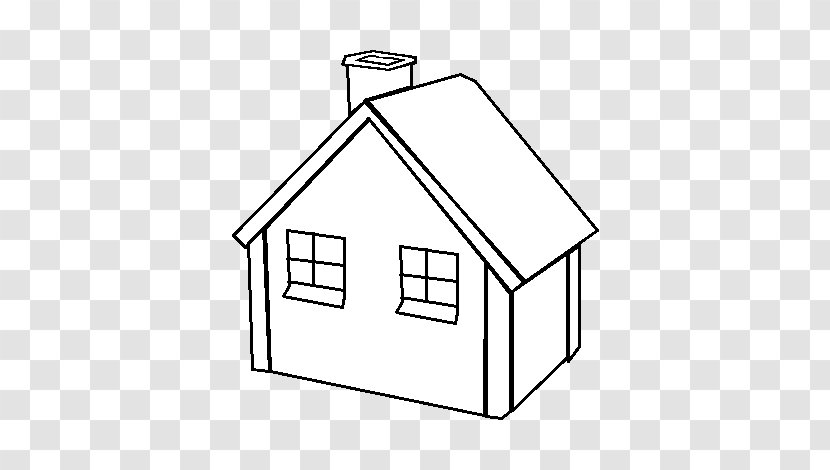 Drawing Image Line Art Architecture - Rooms In A House Coloring Pages Transparent PNG