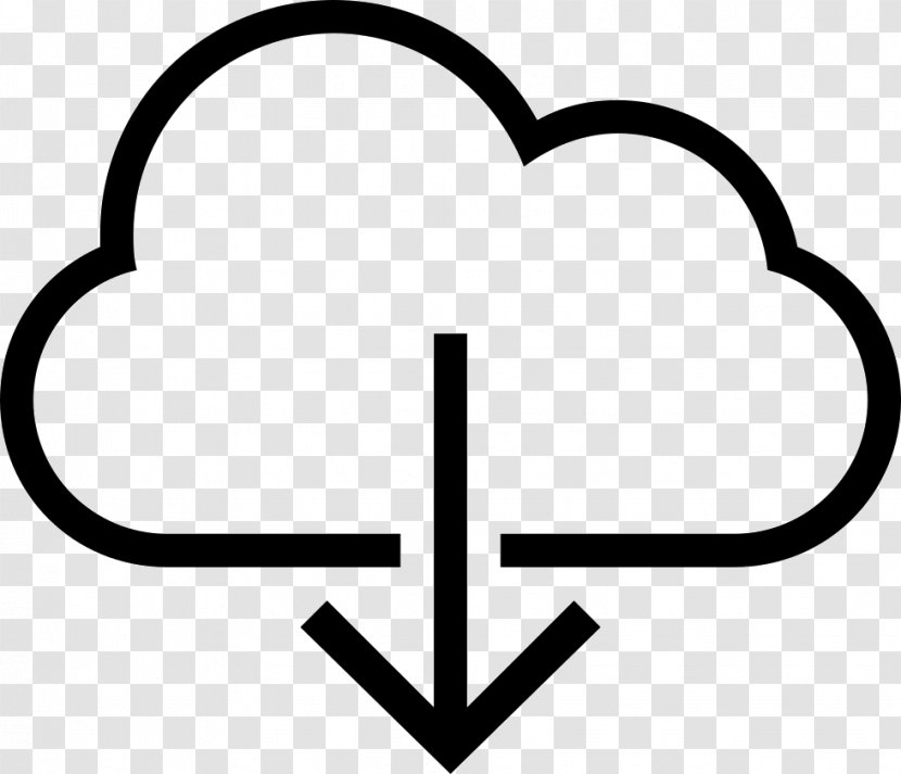 Download Cloud Computing Android - Black And White Transparent PNG