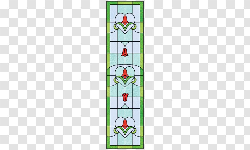 Stained Glass Symmetry Line Pattern - Material Transparent PNG