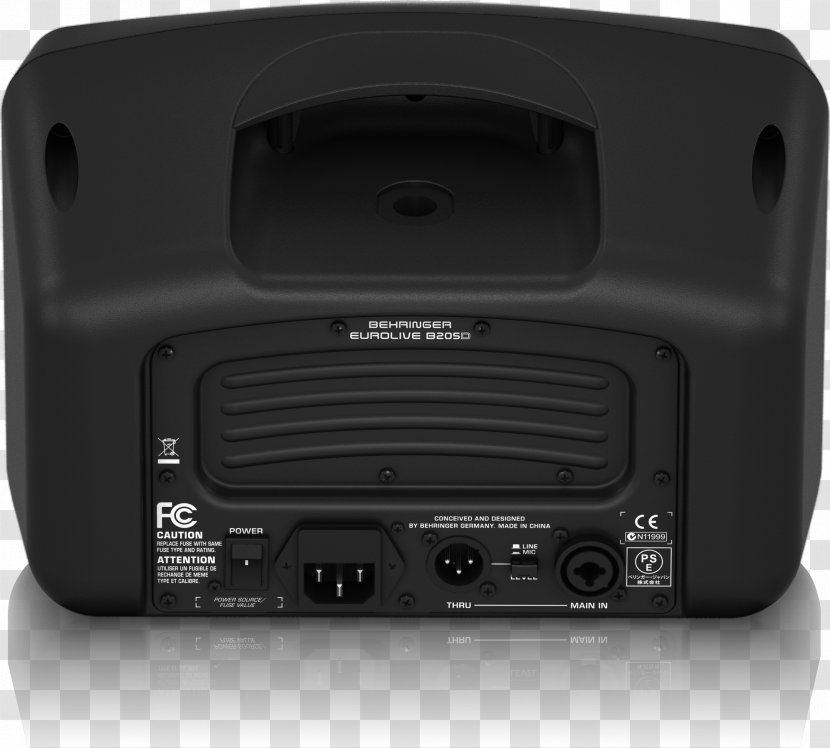 Loudspeaker Behringer Powered Speakers Microphone Audio - Cartoon Transparent PNG