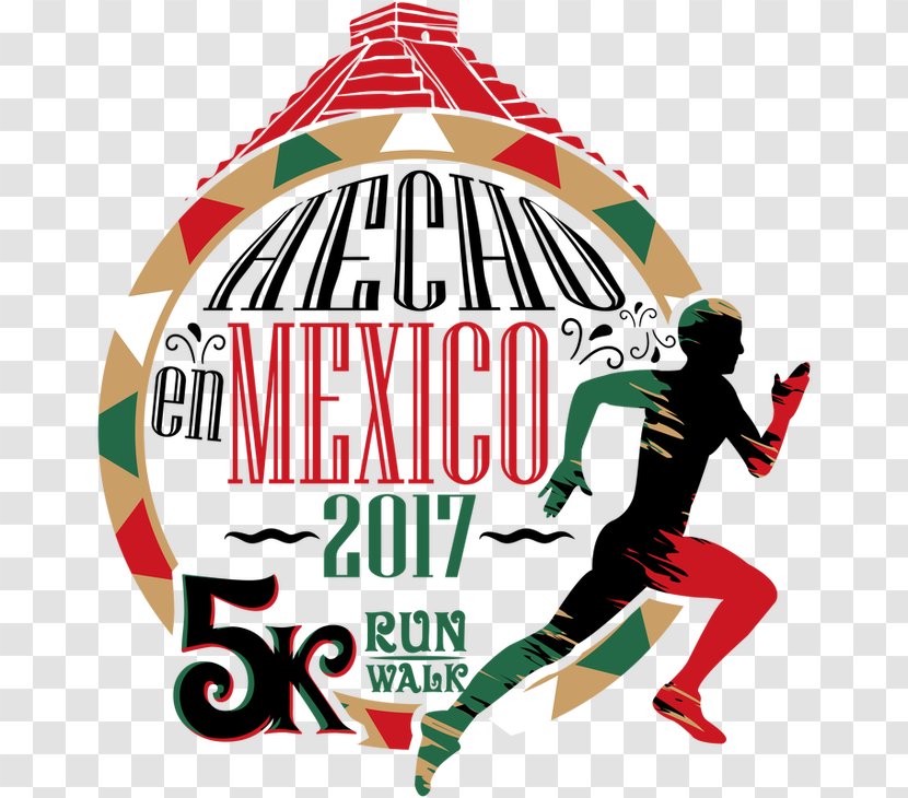 2018 Hecho En Mexico 5k 0 Graphic Design - Artwork - HECHO EN Transparent PNG