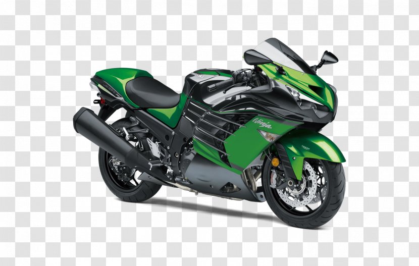 Kawasaki Ninja ZX-14 Motorcycles Honda - Automotive Wheel System - Motorcycle Transparent PNG