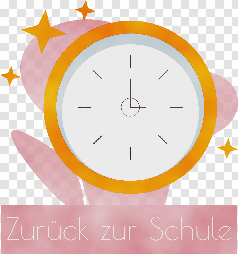 Alarm Clock Yellow Clock Line Meter Transparent PNG