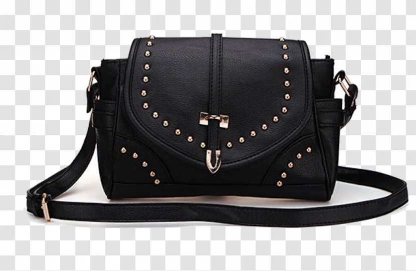 Handbag Bicast Leather Strap Messenger Bags - Gucci Black Shoulder Bag Transparent PNG