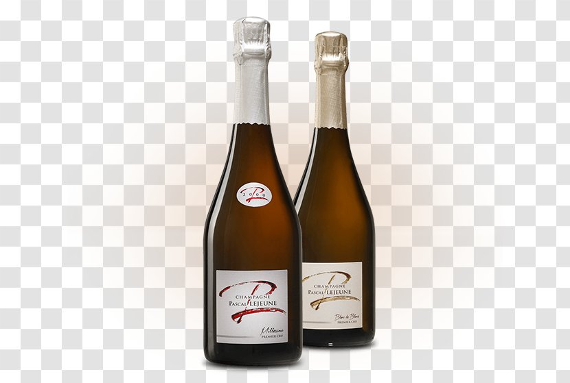 Champagne Pascal Lejeune Chardonnay White Wine - Glass Bottle - Pinot Meunier Transparent PNG