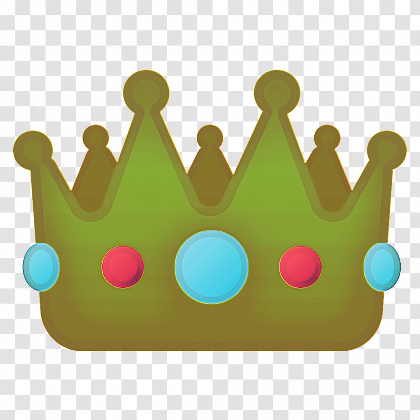 Cartoon Crown - Yellow - Accessoire Transparent PNG