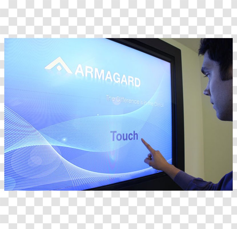 Touchscreen Computer Monitors Advertising Digital Signs Flat Panel Display - Signal Transparent PNG