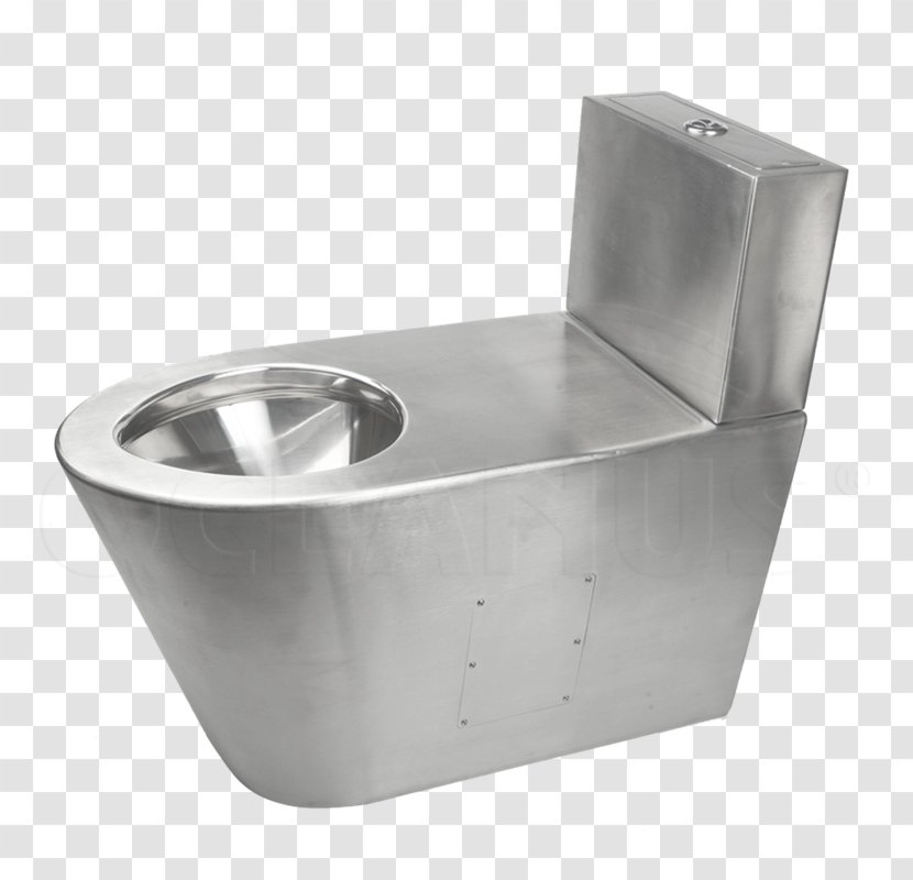 Flush Toilet Stainless Steel Plumbing Fixtures - Baths Transparent PNG