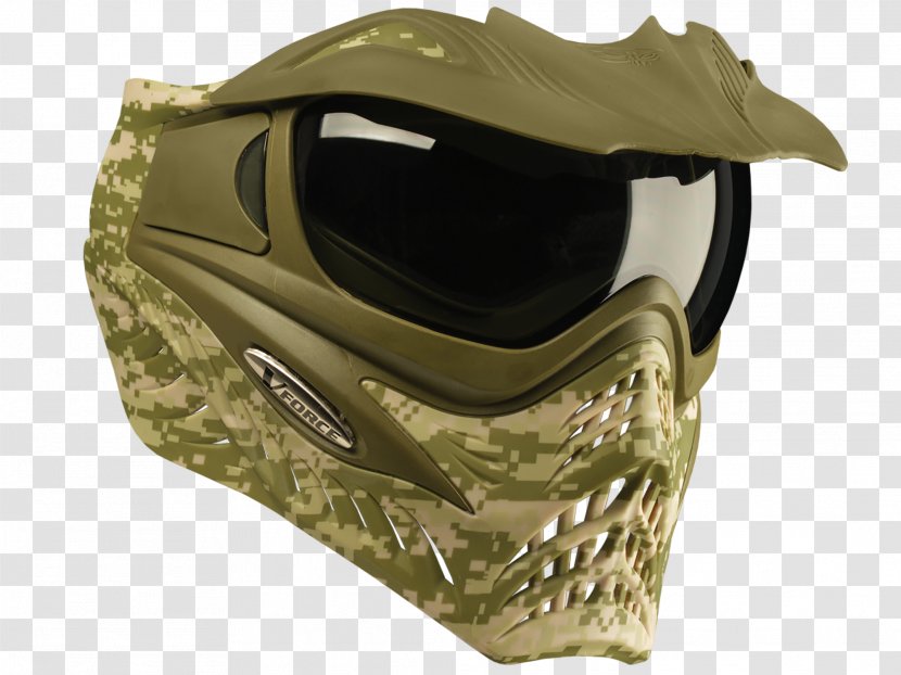 Mask Barbecue Goggles Paintball Veckring - Khaki Transparent PNG