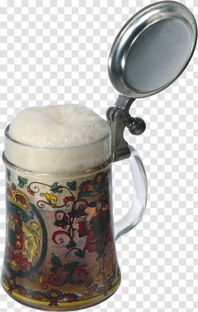 Mug Beer Glasses Crayfish As Food Stein - Cup Transparent PNG