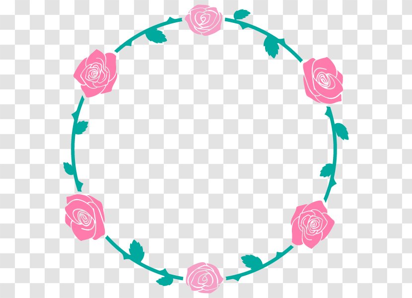 Flower Rose Wreath Disk - Corona Transparent PNG