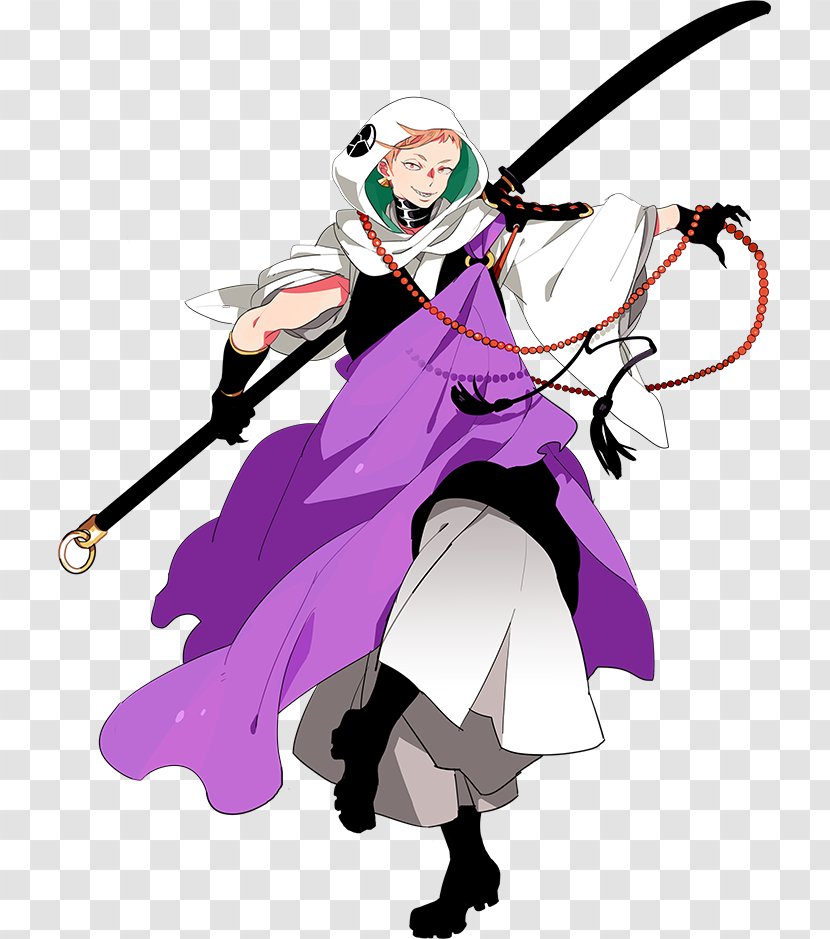 Touken Ranbu 岩融 Cosplay Naginata Katsugeki - Frame Transparent PNG