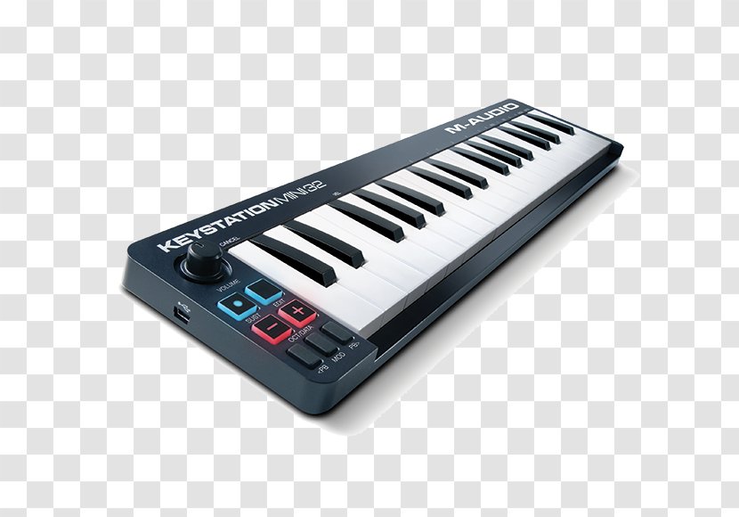 MIDI Controllers Keyboard M-Audio Keystation Mini 32 49 II - Tree - Musical Instruments Transparent PNG