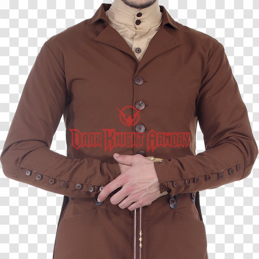 Steampunk Overcoat Victorian Era Clothing - Neck - Jacket Transparent PNG