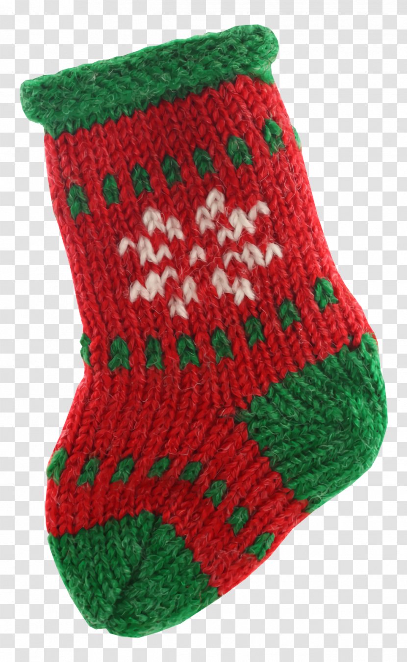 Christmas Stocking Socks - Interior Design Knitting Transparent PNG