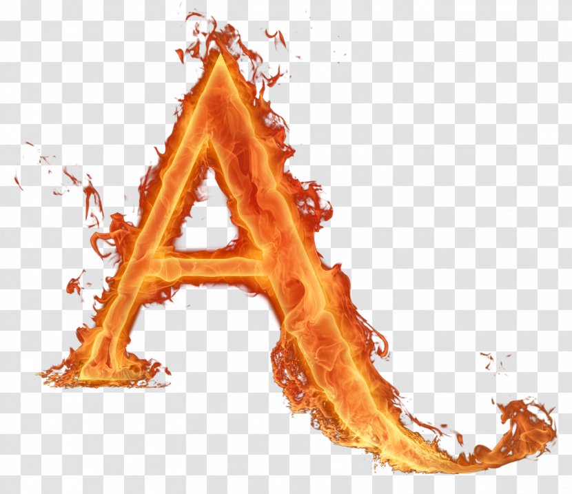 Letter Fire Alphabet Light - Symbol Transparent PNG