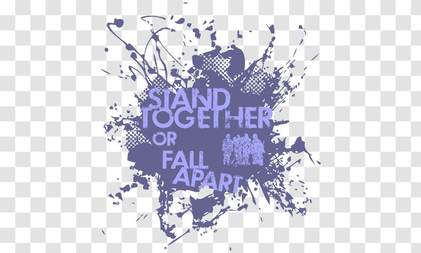 Ink Clip Art Vector Graphics Image - We Stand Together Against Bullying Transparent PNG