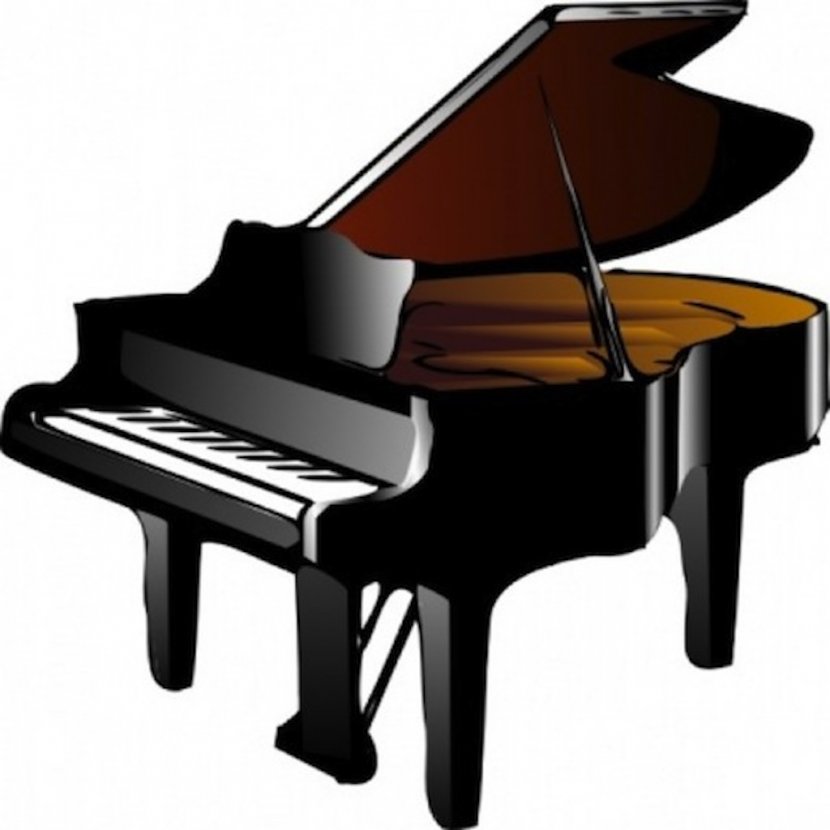 Grand Piano Musical Keyboard Clip Art - Watercolor - Trumpet And Saxophone Transparent PNG
