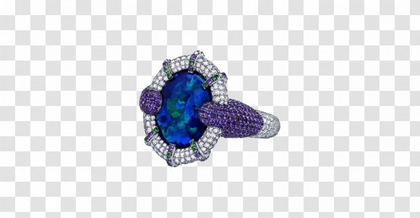 Sapphire Jewellery Earring Diamond Cut - Gemstone - Opal Ring Transparent PNG