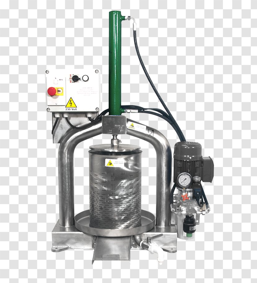 Perkolator Oil Herb Maceratie Percolation - Hydraulic Press Transparent PNG