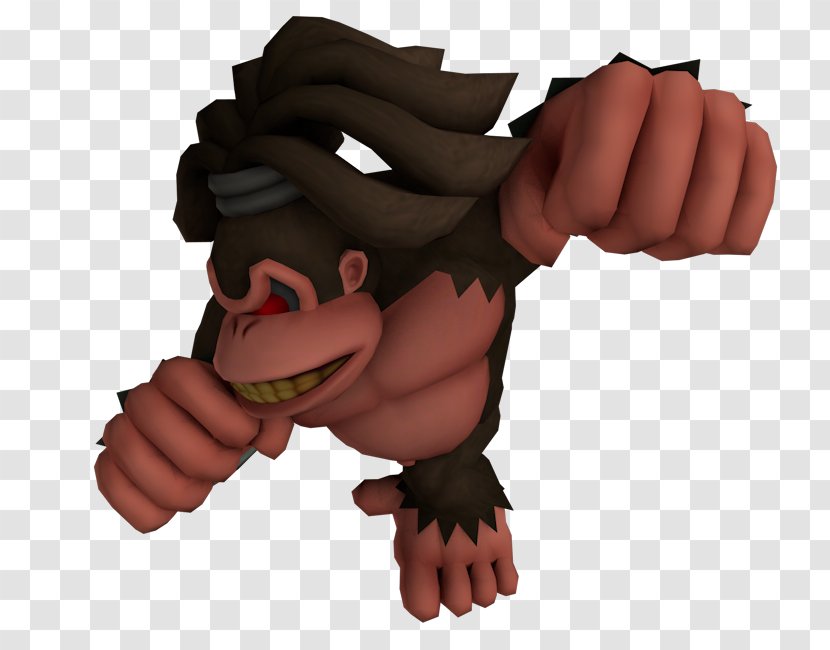 Donkey Kong Jungle Beat Super Smash Bros. Brawl Wii Video Game - Mammal - Nintendo Transparent PNG