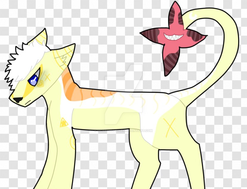 Whiskers Cat Deer Horse Mammal - Artwork Transparent PNG