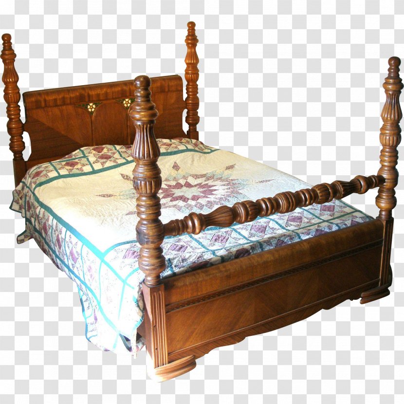 Bed Frame Wood Carving Bedroom Furniture Sets - Craft Transparent PNG