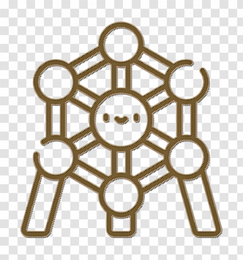 Atomium Icon Belgium Icon Transparent PNG