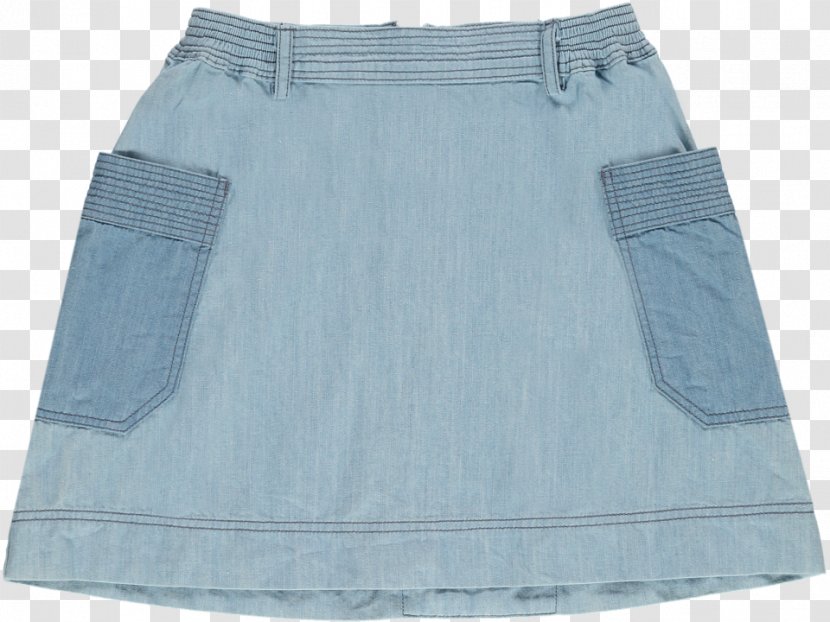 Skirt Skort Denim Shorts Pocket - Orange Transparent PNG