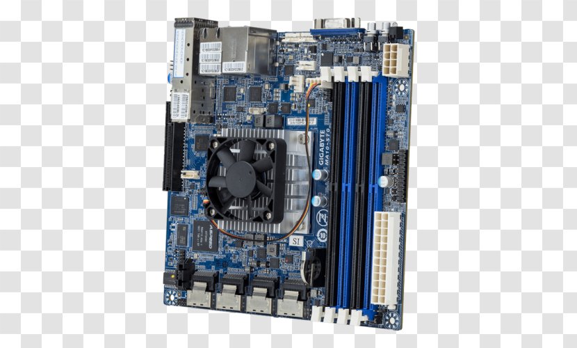 Intel Atom Mini-ITX Motherboard System On A Chip - Network Storage Systems Transparent PNG