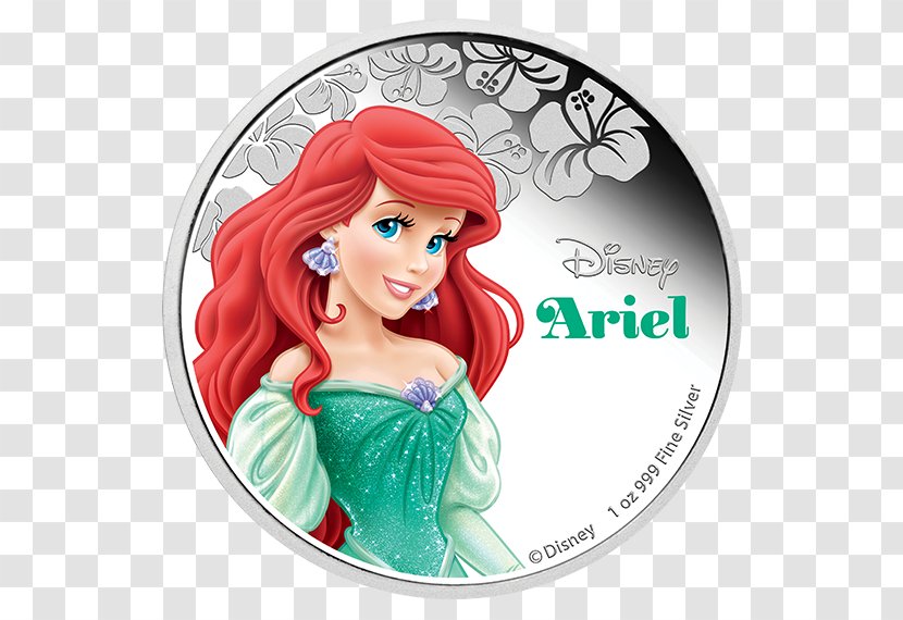 Ariel The Little Mermaid Princess Jasmine Perth Mint Rapunzel Transparent PNG