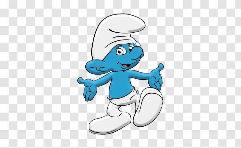 Jokey Smurf Telegram The Smurfs Clip Art - Hand Transparent PNG