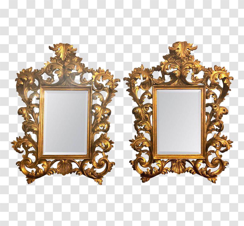 Picture Frames Rectangle Jewellery Image - Rococo Rocaille Mirror Transparent PNG