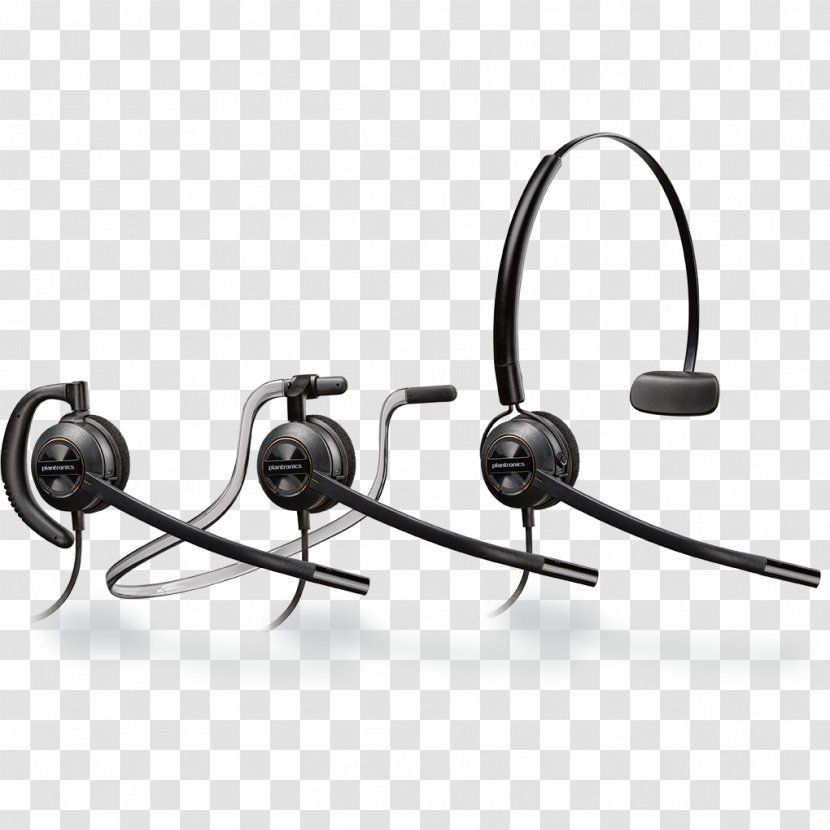 Noise-cancelling Headphones Microphone Plantronics Headset - With A Transparent PNG