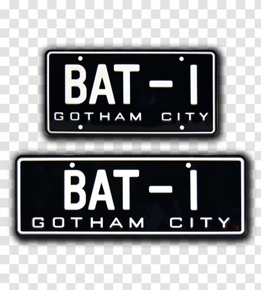 Vehicle License Plates Batman United States Car Batmobile - Plate Parking Transparent PNG