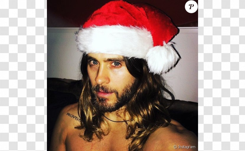Jared Leto Santa Claus Celebrity Male Suit Transparent PNG