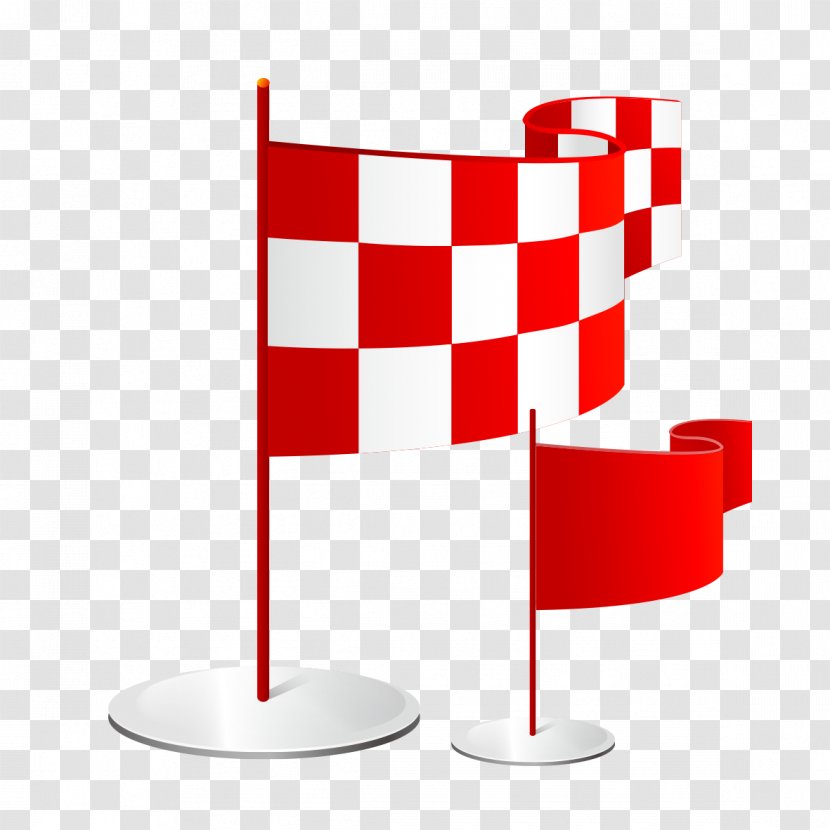Red Flag Cartoon Drawing - Flags Transparent PNG