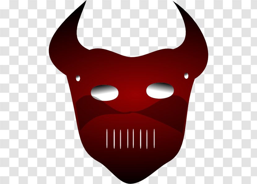 Mask Devil Demon Clip Art - Mouth Transparent PNG