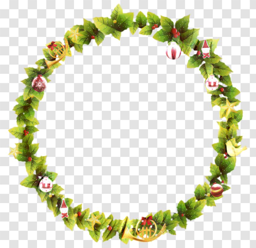 Christmas Tree Background - Jewellery - Lei Transparent PNG