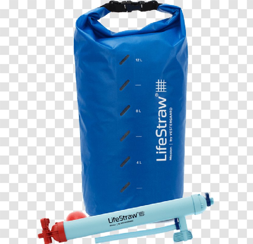 Water Filter LifeStraw Portable Purification Drinking - Microfiltration - Bag Transparent PNG