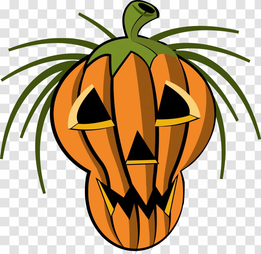 Jack-o'-lantern Clip Art Illustration Pumpkin Vector Graphics - Vegetable - Jackbythehaie Transparent PNG