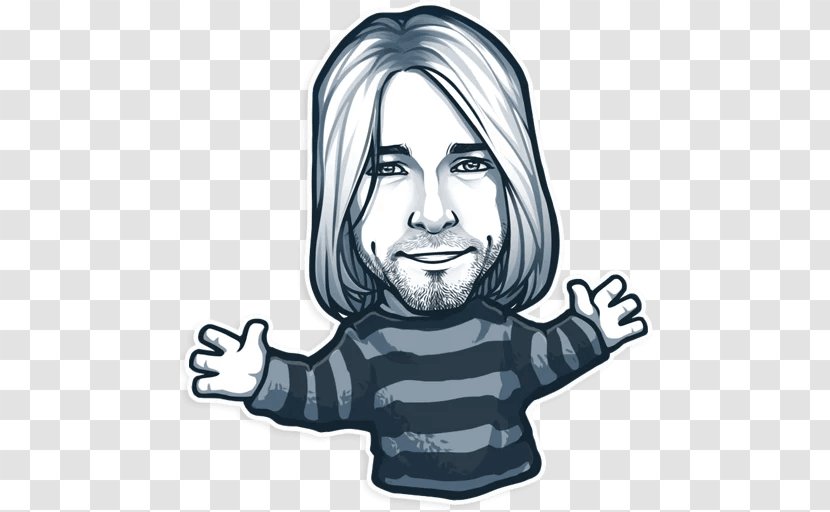 Kurt Cobain Telegram Sticker Advertising Exodus - Tree Transparent PNG