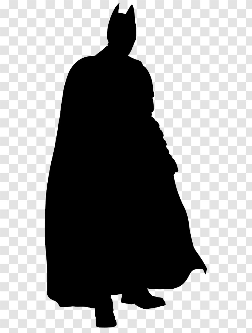 Clip Art Character Silhouette Fiction Black M - Batman Transparent PNG